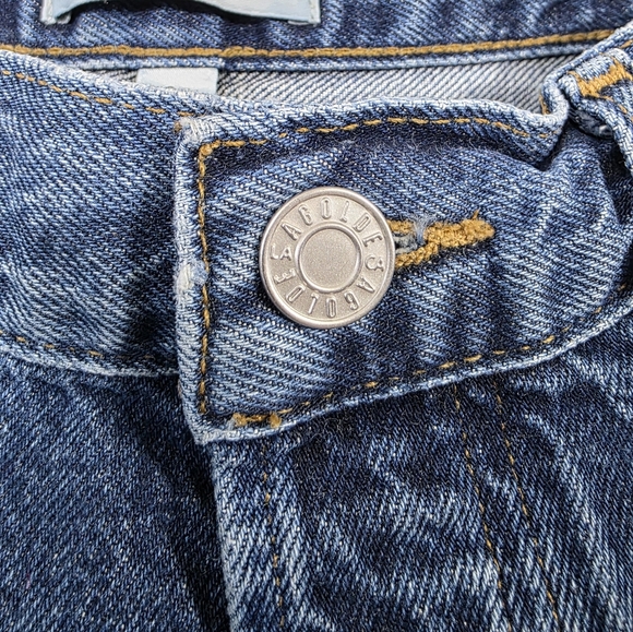 Agolde Ren In Control High Rise Wide Leg Denim Jeans A9191-1604 - Picture 6 of 15